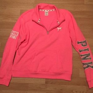 VS Pink Quarter Zip